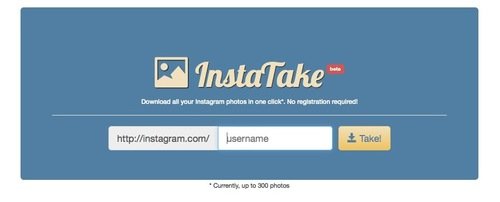 Instatake home