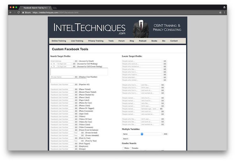 Custom Facebook Tools