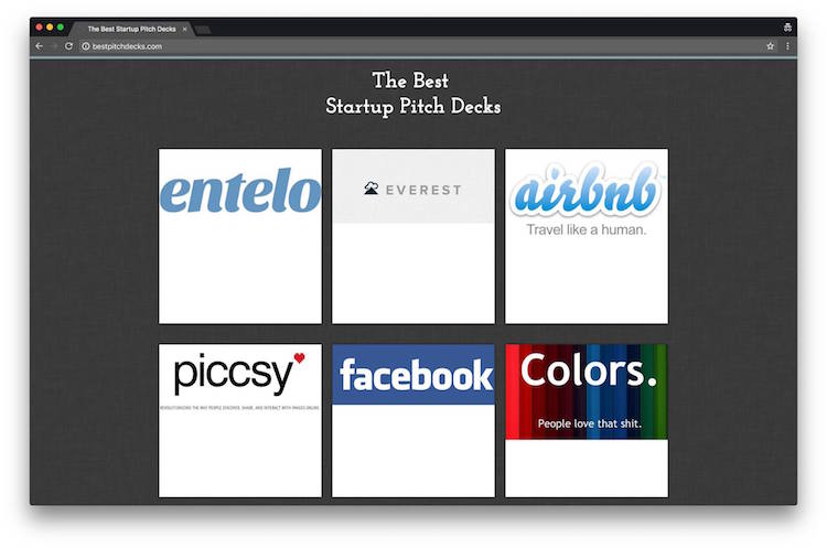 the best startup pitch decks