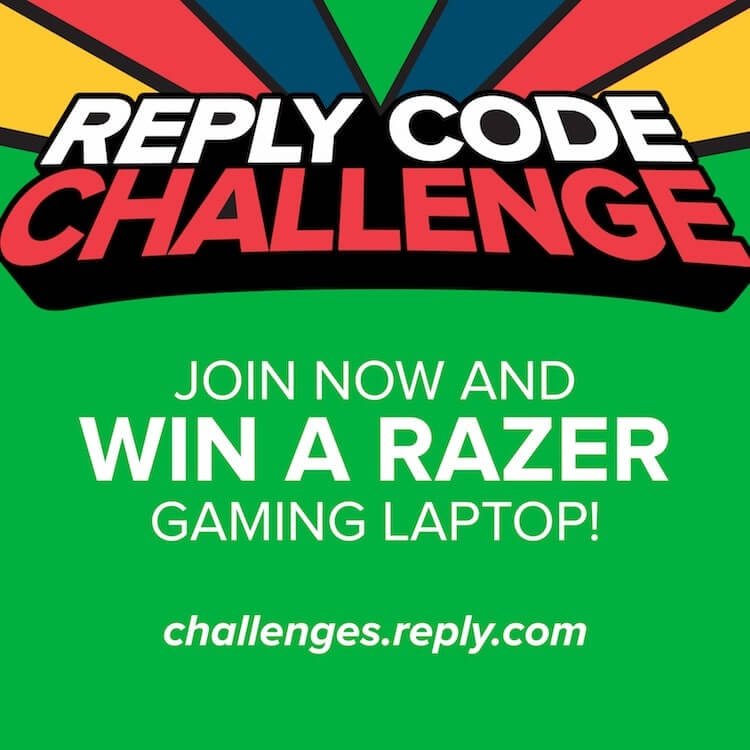 reply code challenge banner