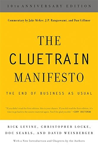 copertina del libro the cluetrain manifesto