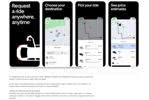 Value proposition di Uber