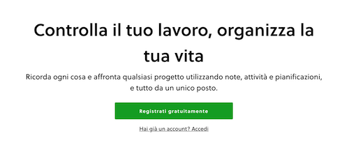 Value proposition di Evernote