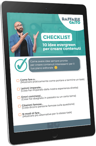 checklist content marketing