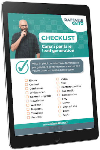 checklist lead generation