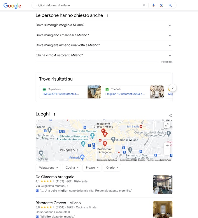 serp features Ecco perché sto usando ChatGPT più di Google